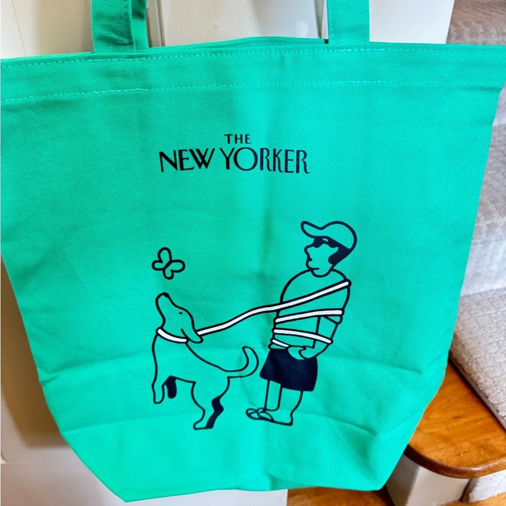 New Yorker Green Tote Bag - Picture 3 of 4